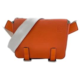 Marsupio militare Loewe in pelle arancione