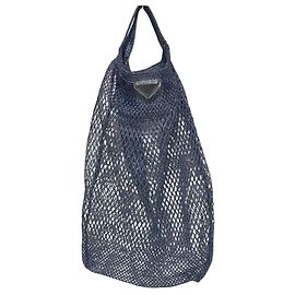 Prada Light Blue Triangle Plate Mesh Bag