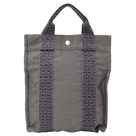 Hermès Borsa in tela grigia Hermes