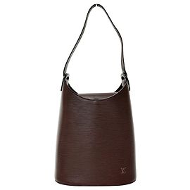 Borsa a mano in pelle Epi Louis Vuitton