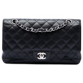 Chanel Black Medium Classic Caviar Double Flap