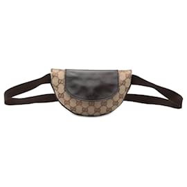 Borsa a tracolla Gucci in tela GG beige