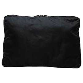 Portafolio Prada Black Tessuto con cremallera