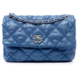 Chanel Blue Small Calfskin Love Me Tender Flap