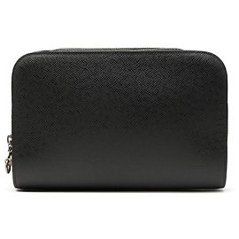 Louis Vuitton Pochette Baikal in pelle Taiga nera
