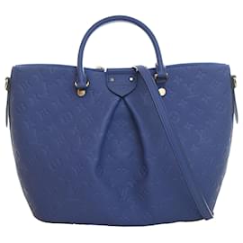 Louis Vuitton Blue Monogram Empreinte Mazarine MM