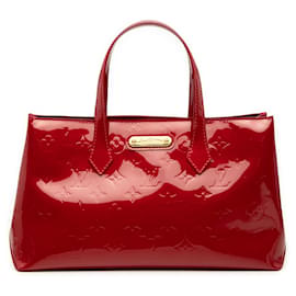 Louis Vuitton Red Monogram Vernis Wilshire PM