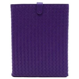 Bottega Veneta Purple Nappa Intrecciato Laptop Sleeve