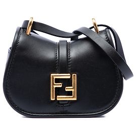 Fendi Black Nano Leather FF C mon Crossbody