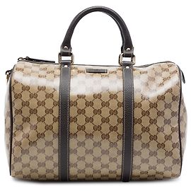 Bolso Boston Gucci Beige Medium GG Crystal Joy
