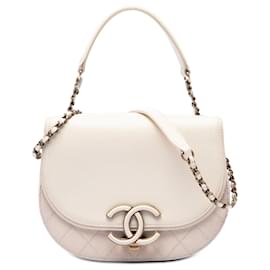 Chanel Brown Small Calfskin Coco Curve Flap