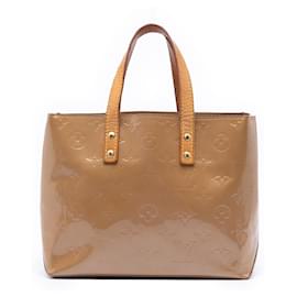 Louis Vuitton Beige Monogram Vernis Reade PM