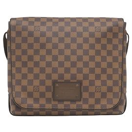 Louis Vuitton Marrone Damier Ebene Brooklyn MM