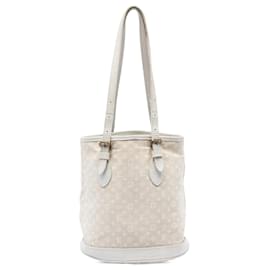 Louis Vuitton Beige Monogram Mini Lin Bucket PM