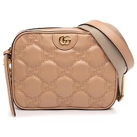 Gucci Beige Small GG Matelasse in pelle di vitello a tracolla