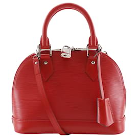 Louis Vuitton Red Epi Alma BB
