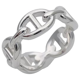 Hermes Silver Band Ring - Hermès
