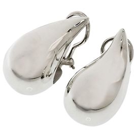 Orecchini a clip in argento Tiffany & Co. a forma di goccia
