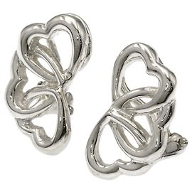 Boucles d'oreilles à clip Triple Heart Tiffany & Co.
