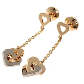 Orecchini Double Heart in oro rosa 18K Cartier