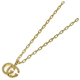 Gucci GG Running Blue Topaz Halskette aus 18K Gelbgold