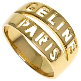 Anello Celine Logo - Oro giallo 18K - Céline