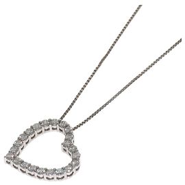 Collana Gucci Heart Diamond in oro bianco 18K