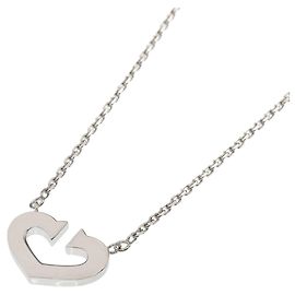 Collana Cartier C Heart in oro bianco 18K