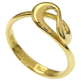 Tiffany & Co. 18K Gelbgold Ring mit offener Wellenform