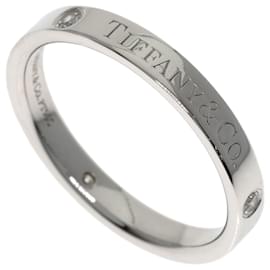Tiffany & Co. Flat Band Diamond Ring Ring