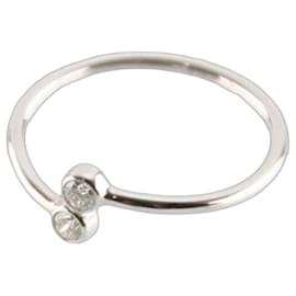 Tiffany & Co. Elsa Peretti Diamant-Hoop-Ring aus Platin