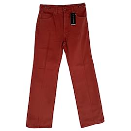 Jeans Ulla Johnson Agatha Horsebit-Accent in cotone Rose