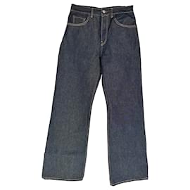 Acne Studios Straight-Leg Jeans aus dunkelblauer Baumwolle
