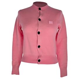 Acne Studios Cardigan aus rosa Wolle