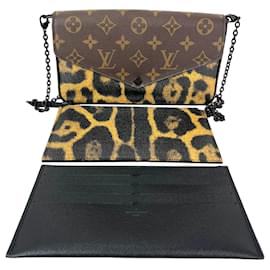 Borsa a tracolla Louis Vuitton Leopard Felicie