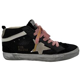Sneakers Mid-Star High-Top di Golden Goose in scamosciato nero