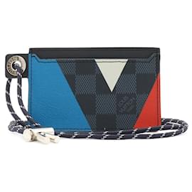 Tarjetero Louis Vuitton Damier Cobalt V Line