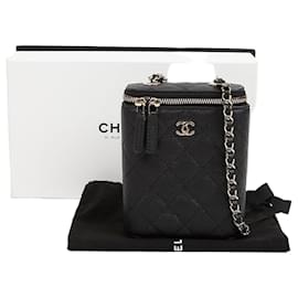 Chanel Mini borsa a tracolla Classic Caviar Black