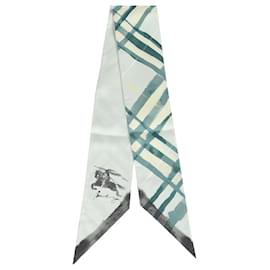 Sciarpa reversibile in seta a quadri - Burberry