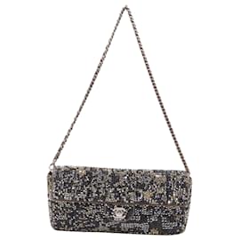 Borsa Chanel East West Flap in cristalli multicolore