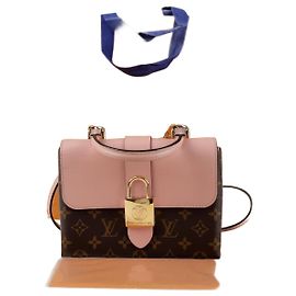 Louis Vuitton Sac cabas à l'épaule en cuir Monogram Rocky Bb Rose Powder