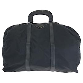 Borsa Boston in Nylon Tessuto Saffiano e Pelle Prada