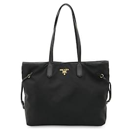 Prada Nylon-Leder-Tote-Bag