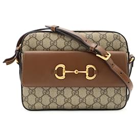 Borsa a tracolla Gucci Horsebit 1955 GG Supreme