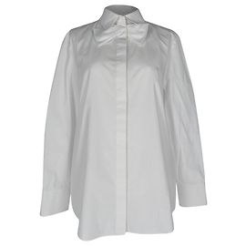 Valentino Garavani Camisa de botones Red Valentino con detalles de lazo en algodón blanco