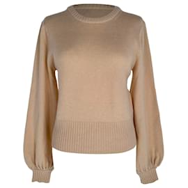 Maglione in maglia Chloé in lana pesca
