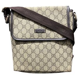Borsa a tracolla Gucci GG Supreme in pelle