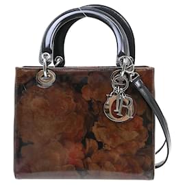Christian Dior Vintage Lady Dior Lackleder
