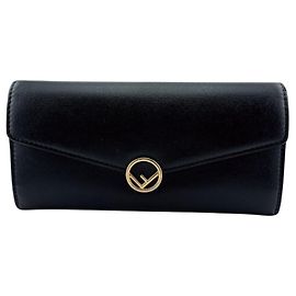 Langer Fendi Geldbeutel in Schwarz