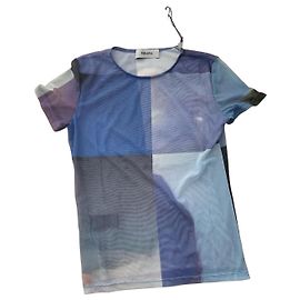 Autre Marque Camiseta de malla estampada abstracta Serapis
